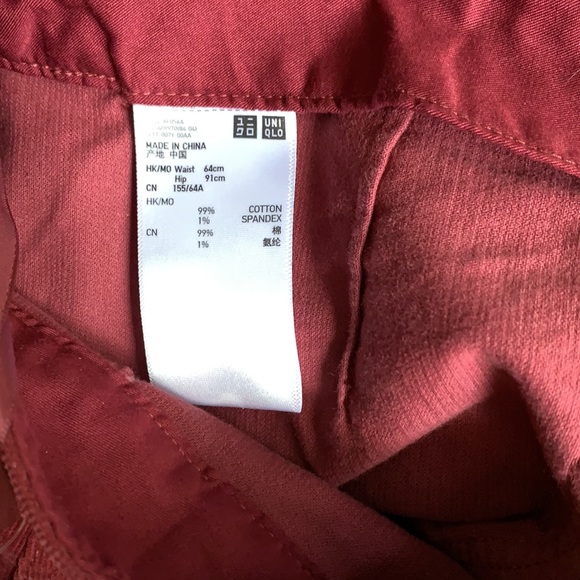 Uniqlo high waist corduroy front button mini skirt - Picture 3 of 4
